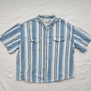 Vintage Striped Button Down Shirt